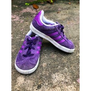 Purple Adidas Gazelle 2 Sneakers